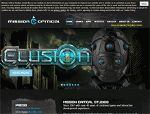 Tablet Screenshot of missioncriticalstudios.com